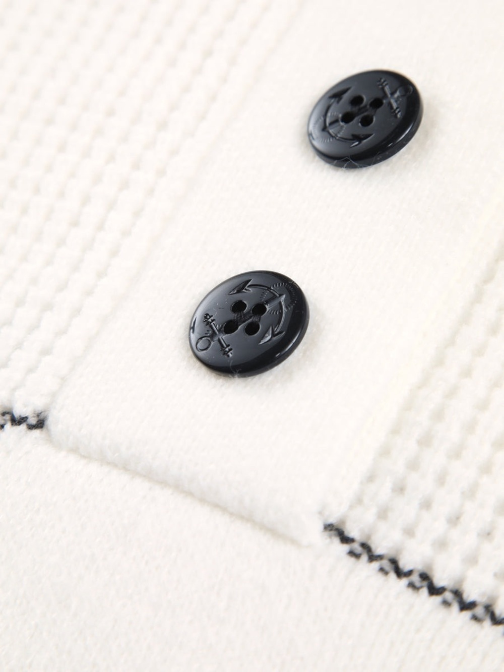 Commense Open Collar Button Up Sweater - Picture 3 of 5